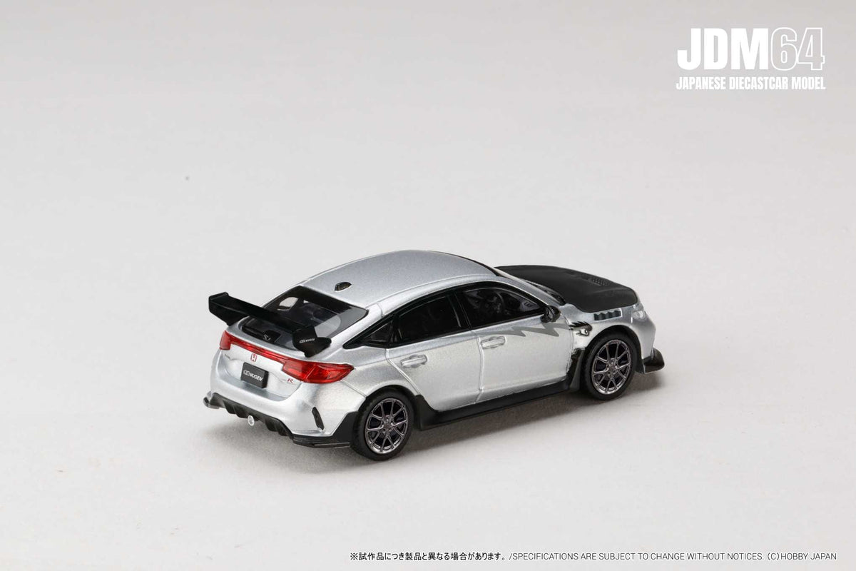 Honda Civic Type R FL5 Mugen Group B 2024 Matte Silver Hobby Japan 1:64