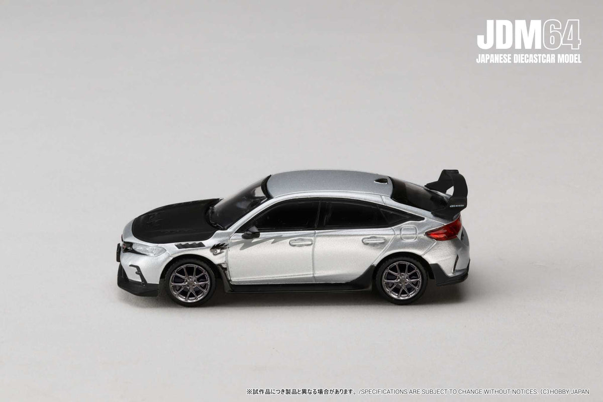 Honda Civic Type R FL5 Mugen Group B 2024 Matte Silver Hobby Japan 1:64