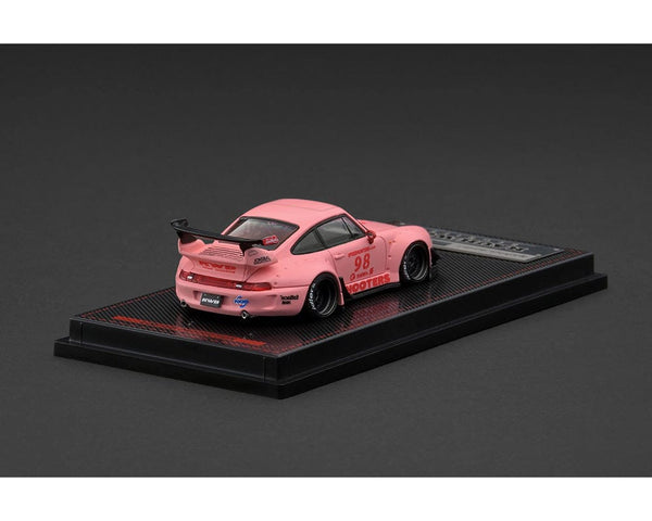 Porsche RWB Rauh-Welt Begriff 993 Matte Pink Ignition Model