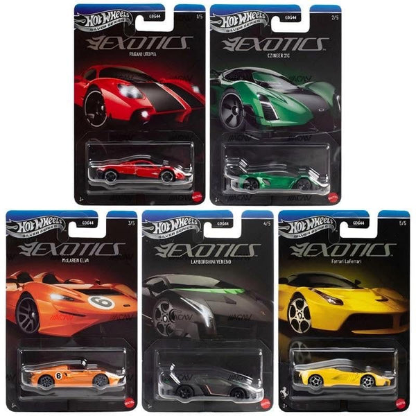 Exotics Hot Wheels Assist Mix 5 of 2026 1/64 scale 10x car case ferrari lamborghini