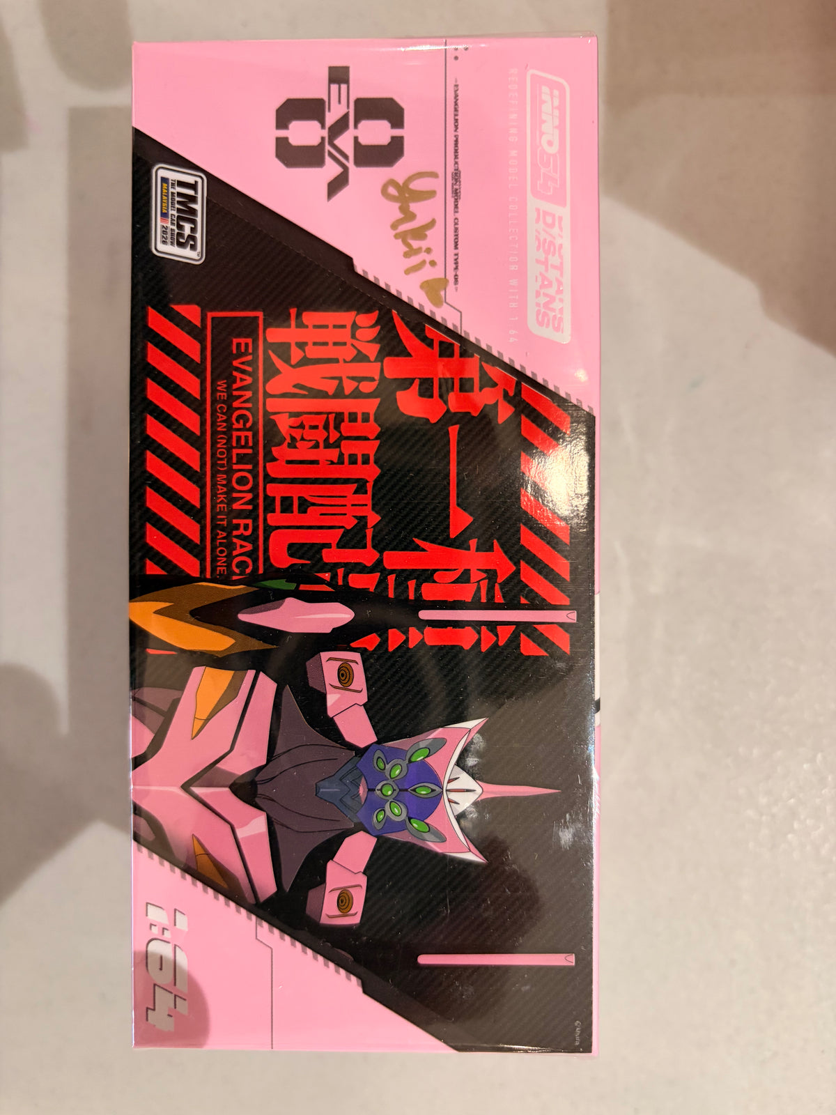 signed by the driver Yukii Toyota GR86 Pandem Evangelion Production Custom Type Pink TMCS Exclusive