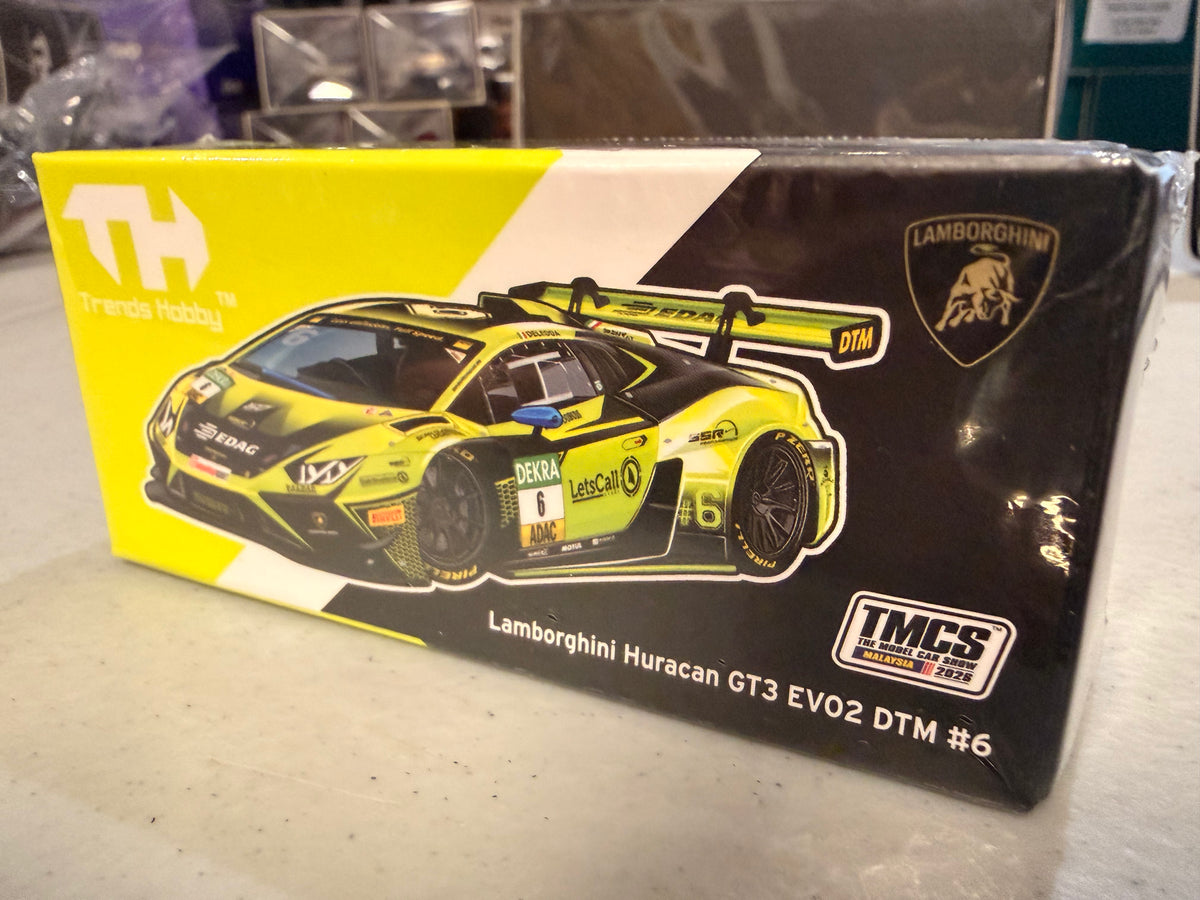 **Box front slightly squished** Lamborghini Huracan GT3 Evo2 DTM #6 TMCS 2026 Exclusive Trends Hobby