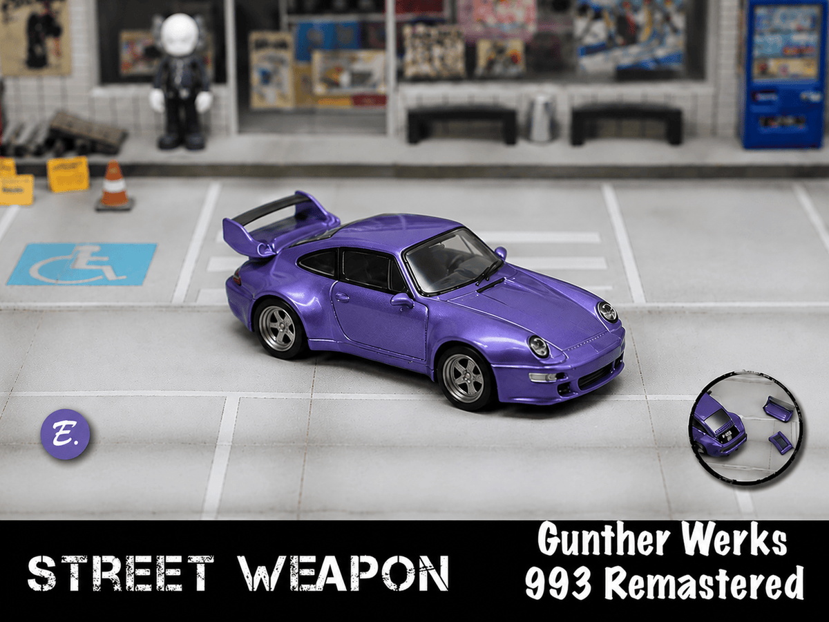 Porsche 911 993 Gunter Werks Purple Limited Edition Street Weapon