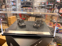 Honda Integra Type R DC2 & DC5 Mugen Customized Black Chrome 2-Car Set Numbered Motorhelix TMCS 2026 Limited Edition 499pcs made