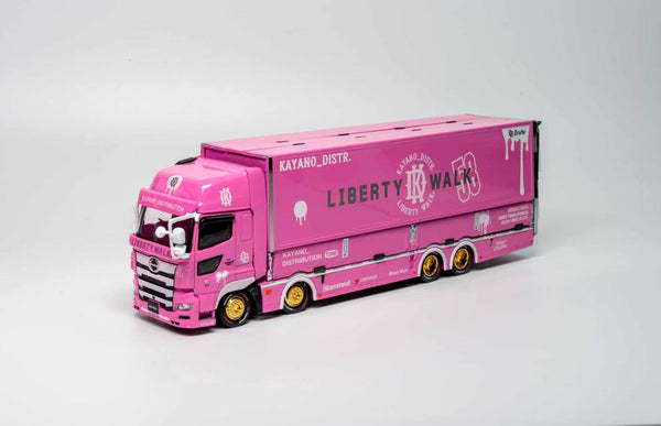 (Pre-order) Hino 700 LB Pink Kayano Distribution Edition GCD 1:64 KS-093-738
