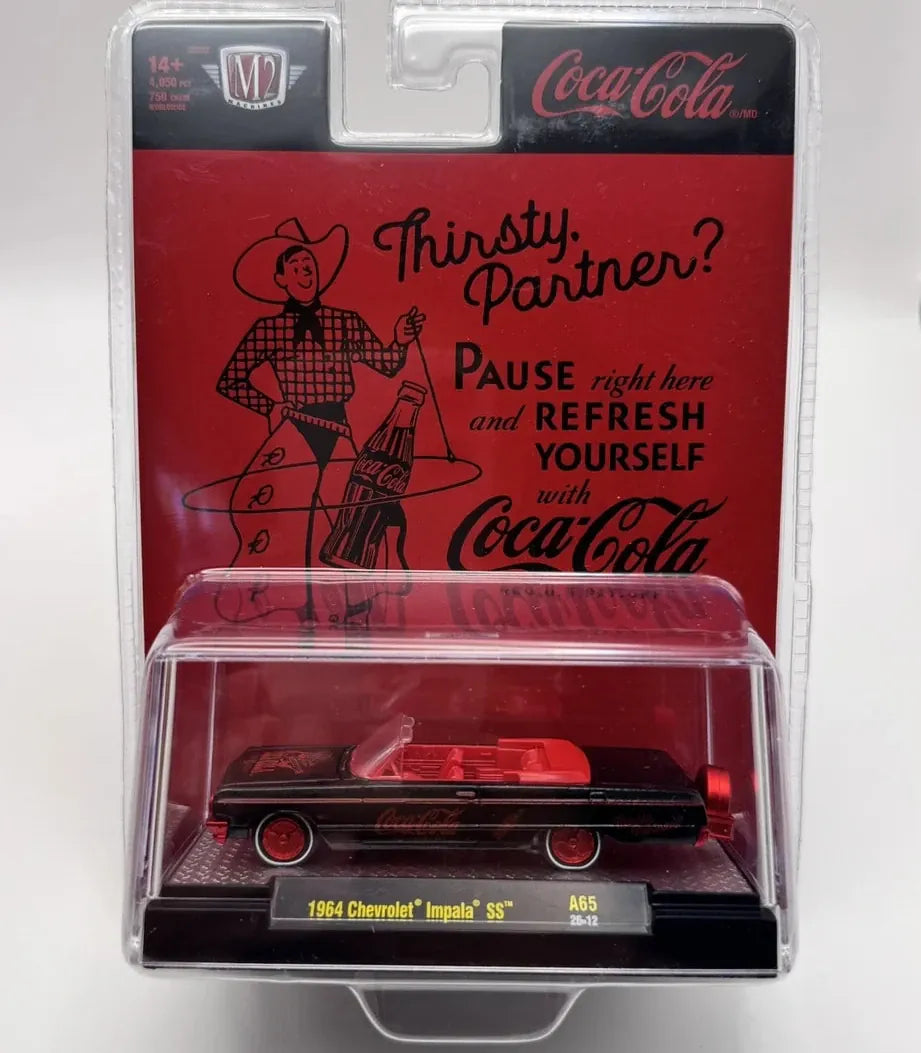 Chase 1964 Impala SS Coca-Cola 2026 ReleaseAssortment M2 Machines 1:64 52500-A65