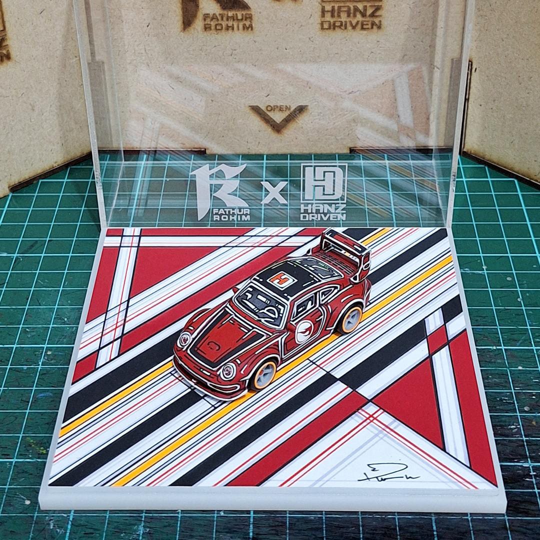 Custom Hanz Driven Porsche 993 GT2 Random Blind Box – Fathur Rohim Collaboration 1:64 | Hanz Driven HanzFR001