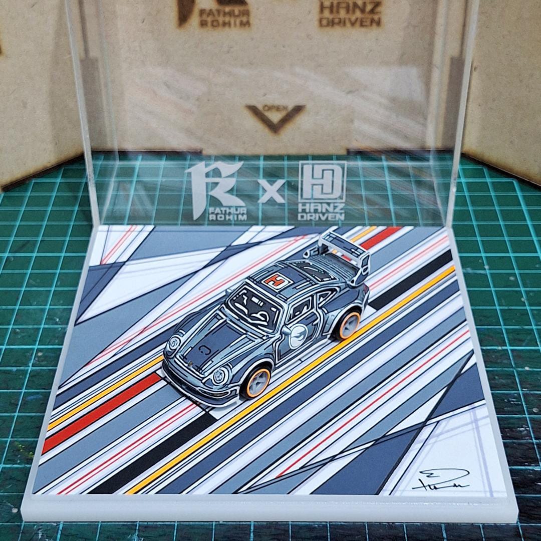 Custom Hanz Driven Porsche 993 GT2 Random Blind Box – Fathur Rohim Collaboration 1:64 | Hanz Driven HanzFR001