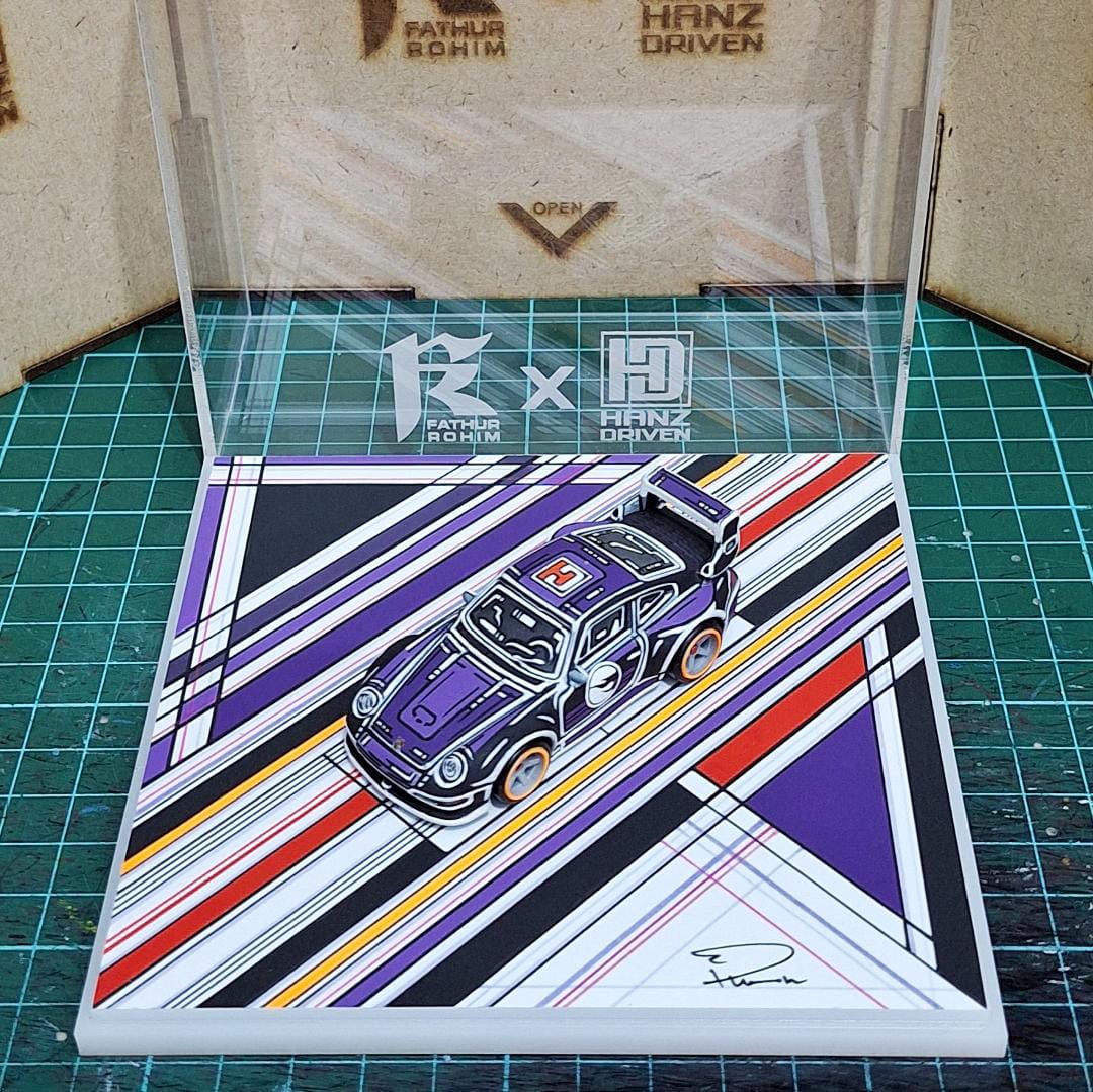 Custom Hanz Driven Porsche 993 GT2 Random Blind Box – Fathur Rohim Collaboration 1:64 | Hanz Driven HanzFR001