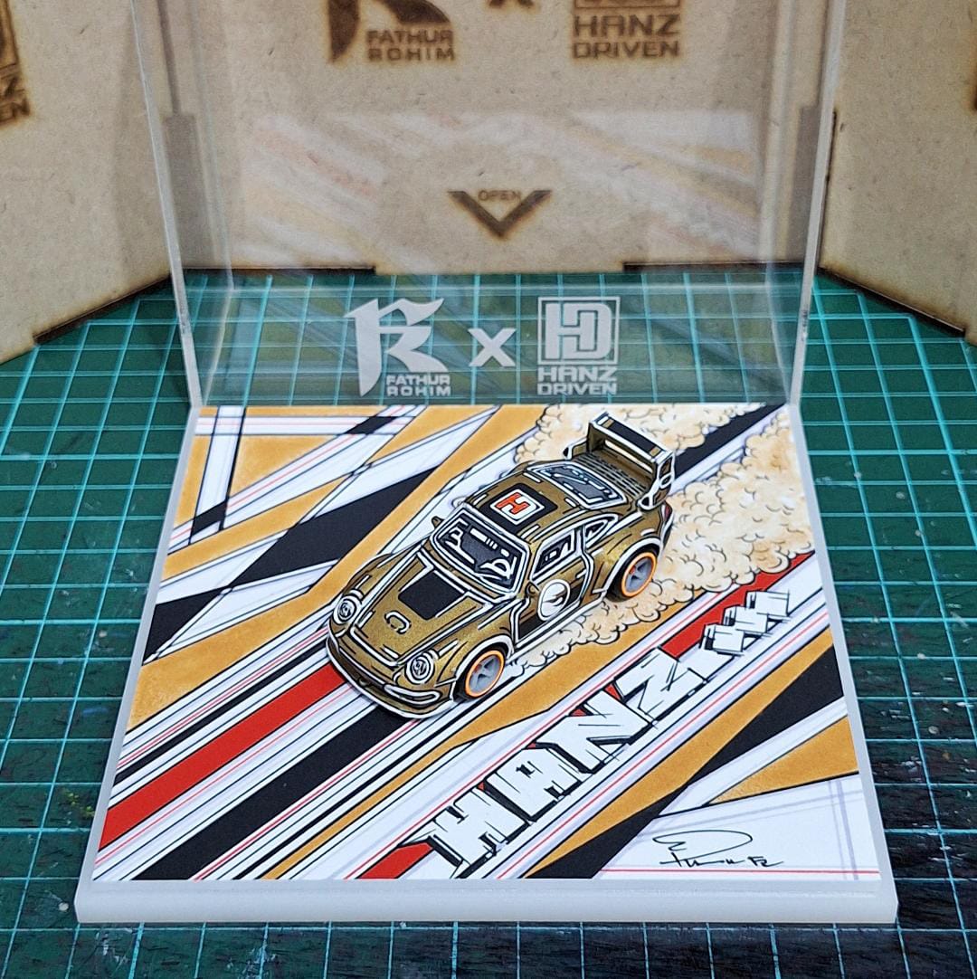 Custom Hanz Driven Porsche 993 GT2 Random Blind Box – Fathur Rohim Collaboration 1:64 | Hanz Driven HanzFR001