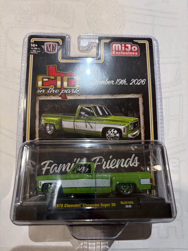 1978 Chevrolet Cheyenne Super 30 C10s In M2 Machines 1/64 | Hanz Drive 31500-MJS105 chase
