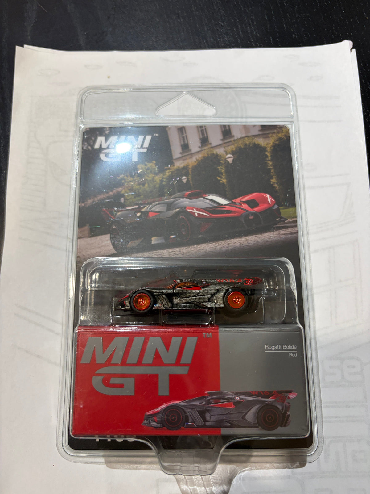 Bugatti Bolide Red | Mini GT 1:64 MGT01105-BL chase