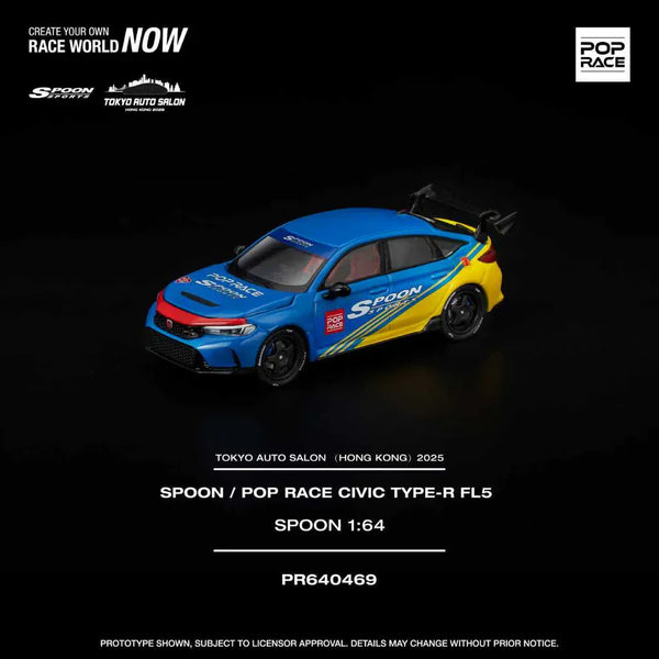 Honda Civic Type-R FL5 Spoon TASHK 2025 Exclusive Model Pop Race