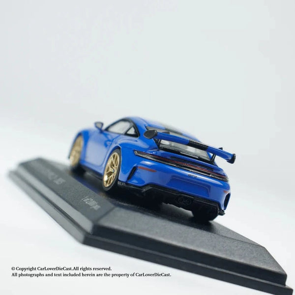 Porsche 911 992.2 GT3 2025 Blue Weissach Package Minichamps 1:64