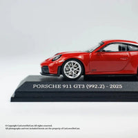 Porsche 911 992.2 GT3 2025 Red Weissach Package Minichamps 1:64