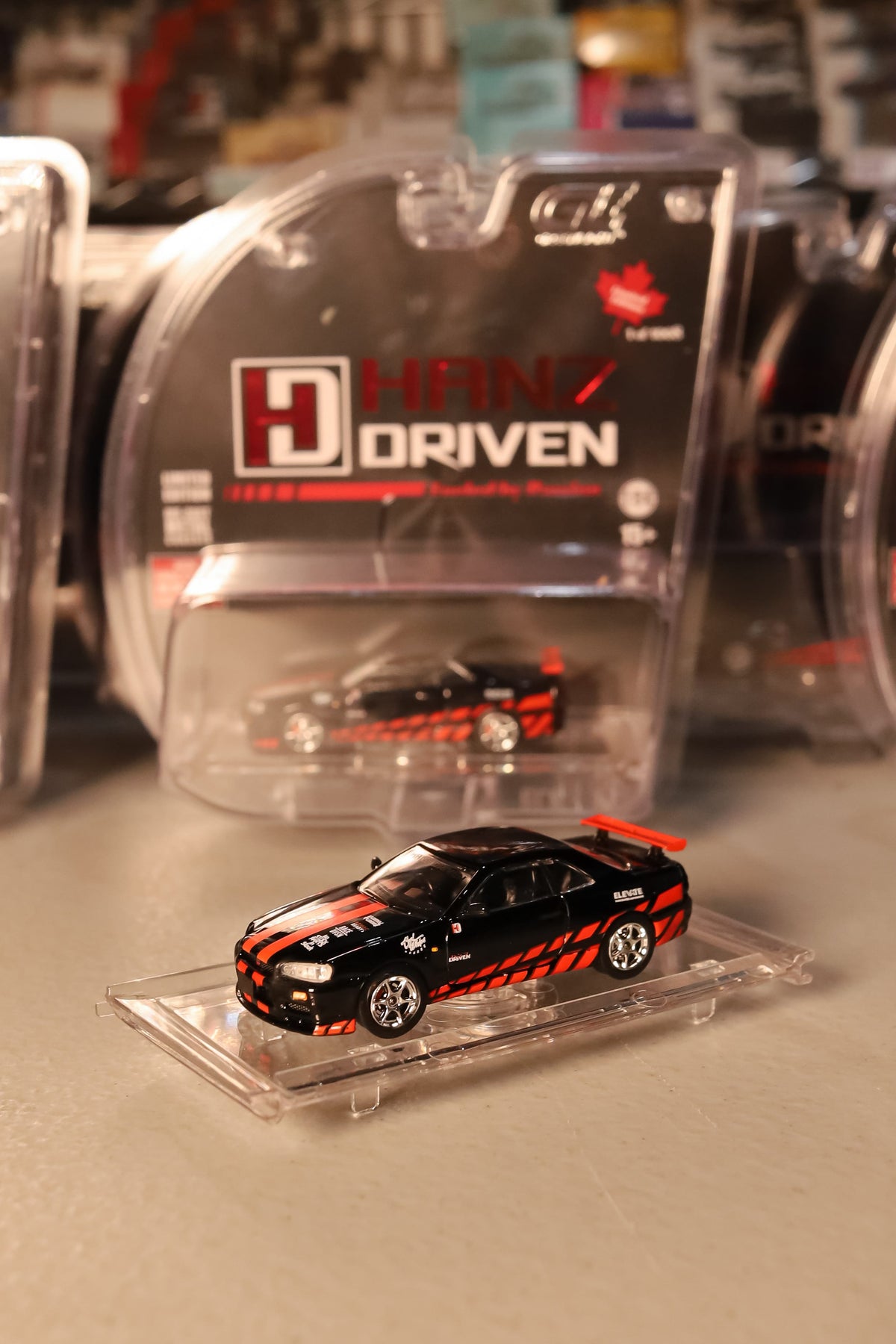 Ticket Package Nissan Skyline GT-R R34 Hanz Driven Vancouver Auto Show Exclusive Limited Edition 1:64 scale