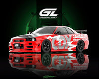 Nissan Skyline GT-R R34 CDX Canada Diecast Expo (limited to 1000 made) Base Model 1/64 scale GPL-6830211-A