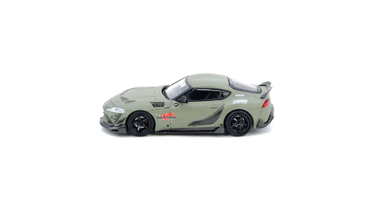 Toyota Supra A90 Darwin Pro J'S Racing Blue Inno64 1/64 scale