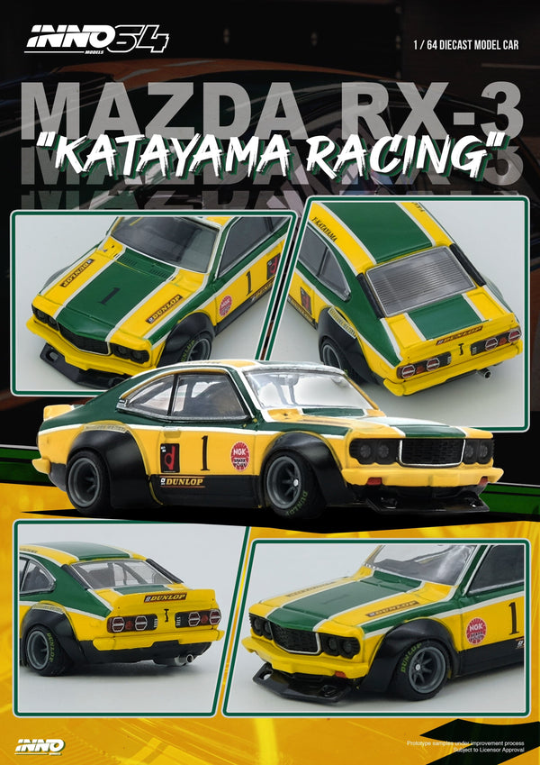 Mazda RX3 Savanna Katayama Racing Inno64 1/64 scale