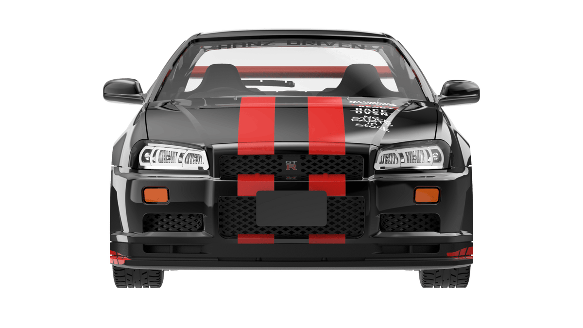 (PRE-ORDER) Nissan Skyline GT-R R34 Hanz Driven Vancouver Auto Show Exclusive Limited Edition 1:64 scale