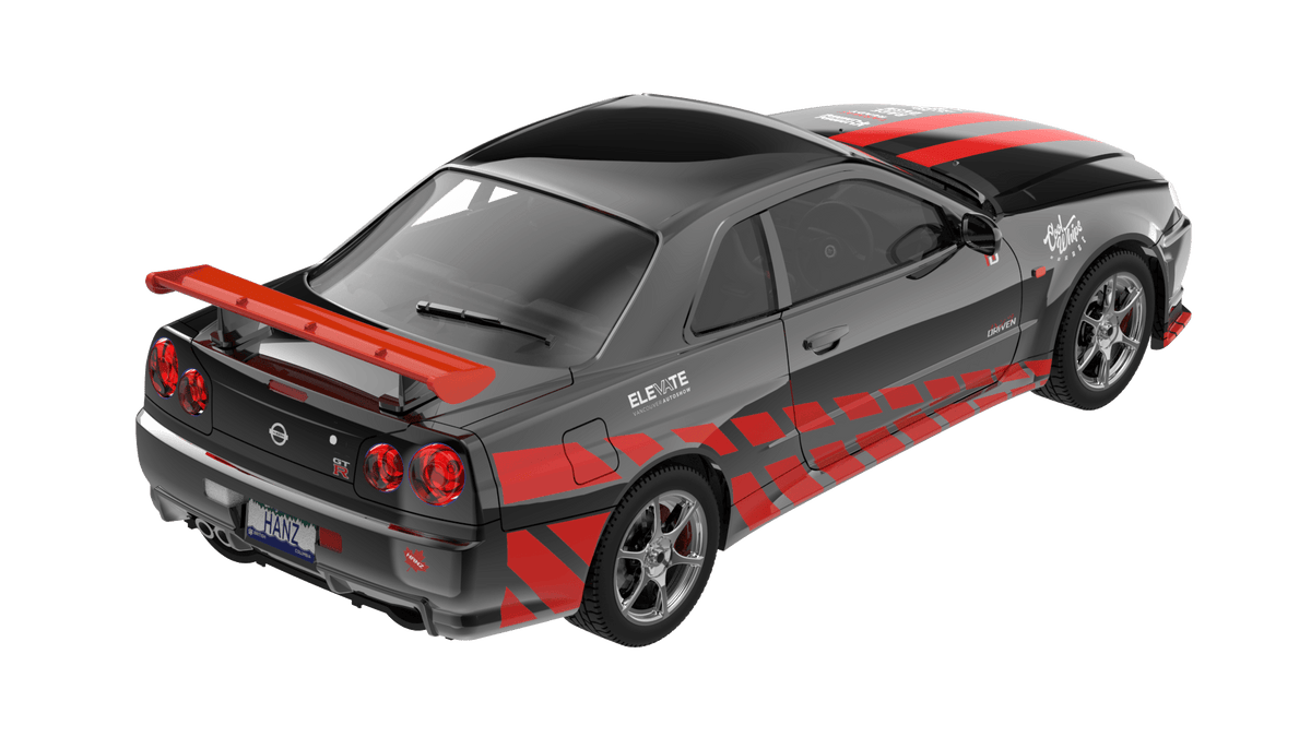 (PRE-ORDER) Nissan Skyline GT-R R34 Hanz Driven Vancouver Auto Show Exclusive Limited Edition 1:64 scale
