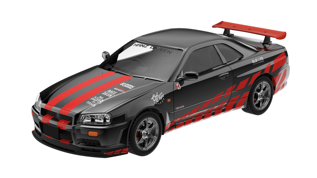 (PRE-ORDER) Nissan Skyline GT-R R34 Hanz Driven Vancouver Auto Show Exclusive Limited Edition 1:64 scale