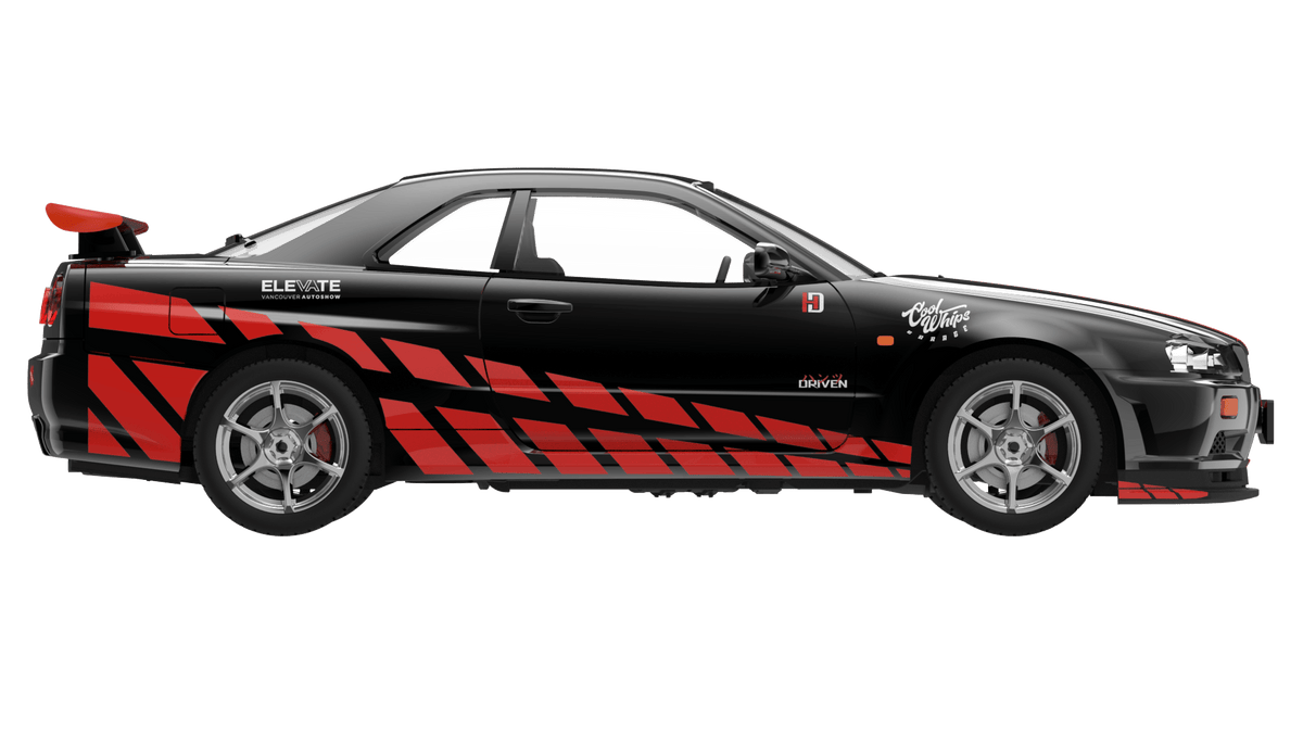 (PRE-ORDER) Nissan Skyline GT-R R34 Hanz Driven Vancouver Auto Show Exclusive Limited Edition 1:64 scale