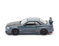 Top Secret Nissan Skyline GT-R R34 Stealth Gray GTSHOW Event Special Edition Inno64 1/64 scale