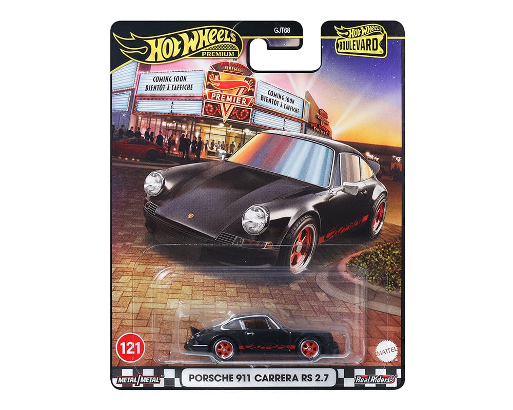Boulevard 2025 B Porsche 911 Carrera RS 2.7 Black Hot Wheels