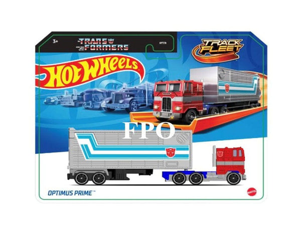 Optimus Prime Track Fleet Transformers 2024 Hot Wheels