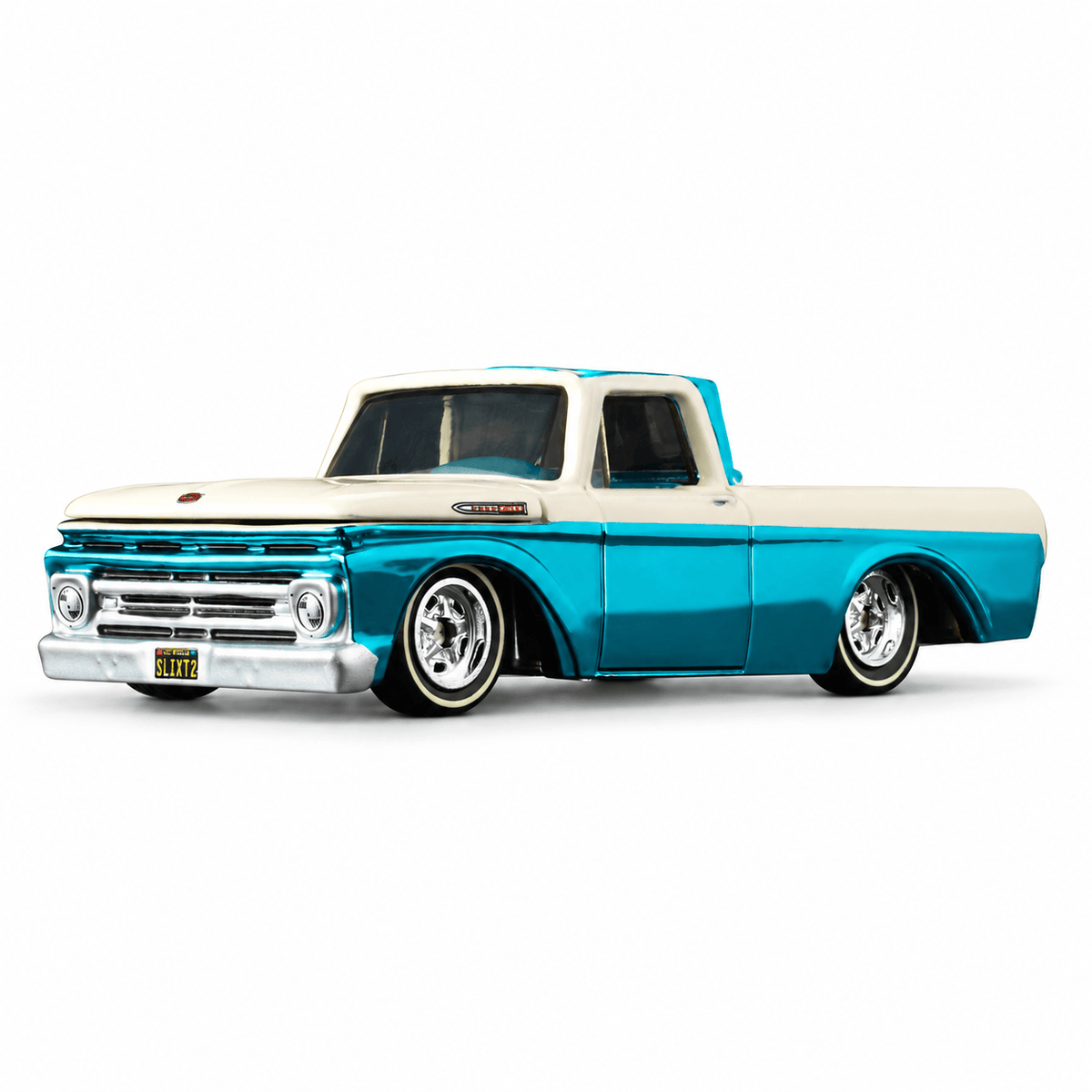 1962 Ford F-100 Teal RLC Exclusive Hot Wheels 1/64 JJY60