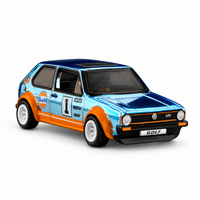 1976 Volkswagen Golf Mk1 GTI Gulf Blue RLC Hot Wheels 1/64 JJY63