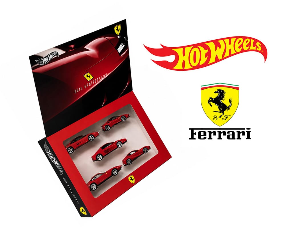 Ferrari 80th Anniversary Silver Series Hot Wheels 1/64 | Hanz Driven JPR11