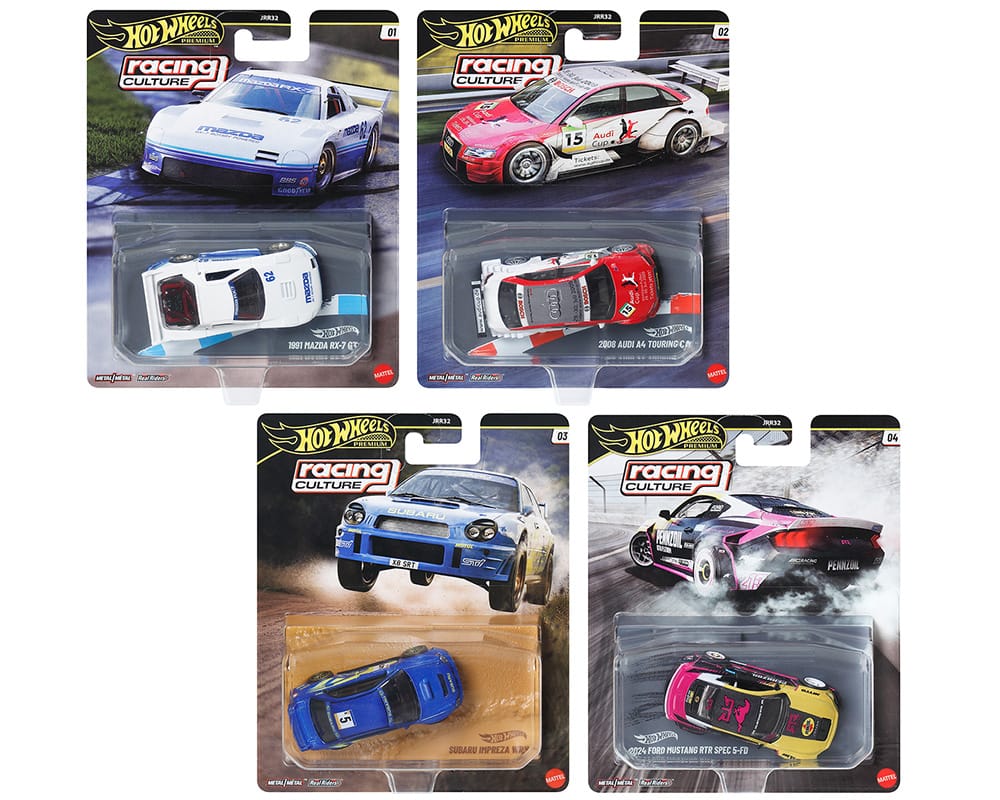 Racing Culture 2027 A Assortment (10x car case) Hot Wheels  1/64 scale JRR32-956A