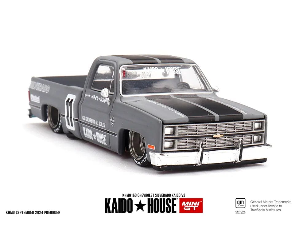 Kaido House Mini GT Chevrolet Silverado V2 Grey Limited Edition 1:64