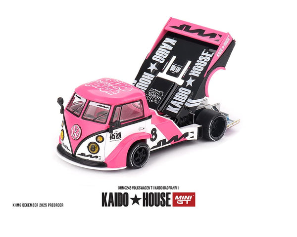 Volkswagen T1 KAIDO RADVAN V1 Pink Kaido House Mini GT 1/64