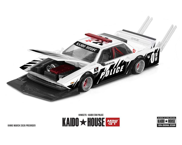 Kaido Star Police White Limited Edition Kaido House Mini GT Kaido
