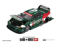 Nissan Skyline GTR (R32) KHTC V1 Green Kaido House x Mini GT 1/64 KHMG277