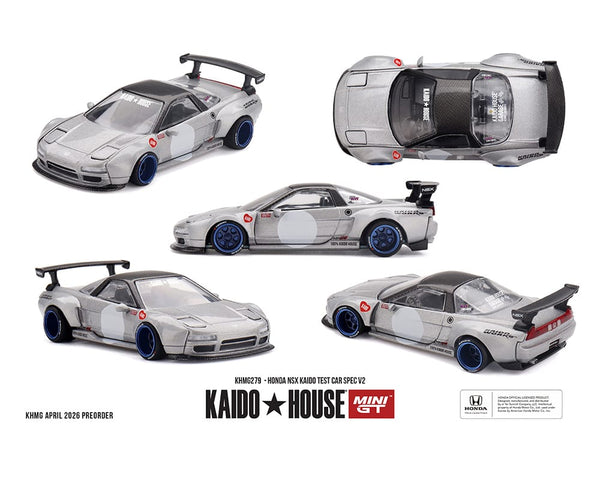 Kaido House Honda NSX Test Car V2 Silver Carbon 1/64 KHMG279