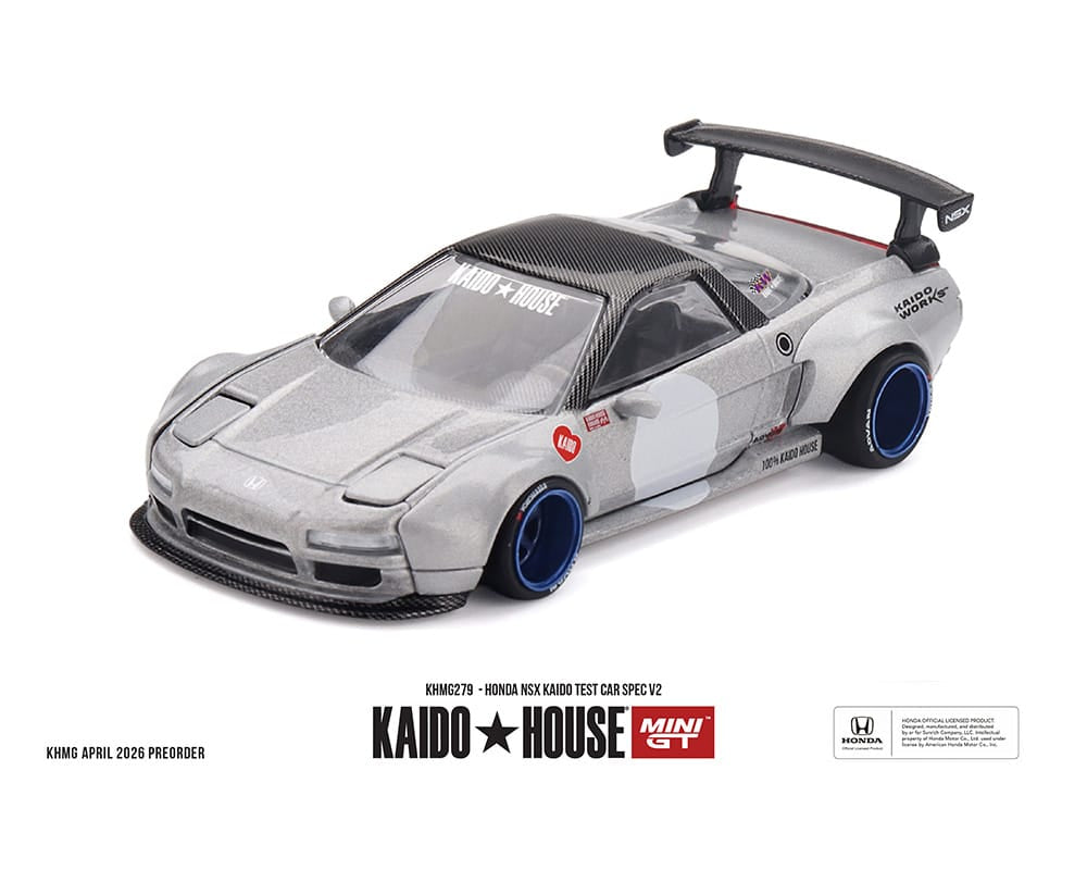 Kaido House Honda NSX Test Car V2 Silver Carbon 1/64 KHMG279