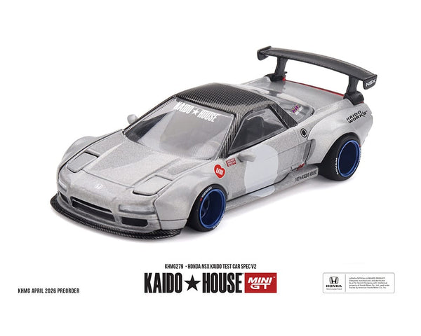Kaido House Honda NSX Test Car V2 Silver Carbon 1/64 KHMG279