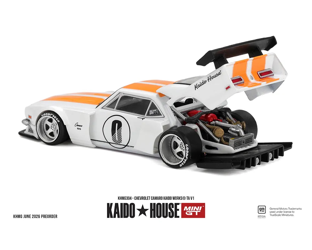 Porsche Singer DLS Turbo Study Track Orange 1/64 scale Pop Race KHMG304