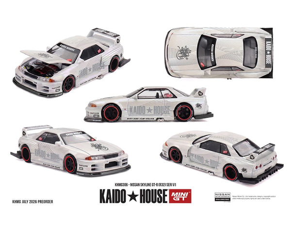 Nissan Skyline GT-R R32 SERI V1 Kaido House x Mini GT 1:64