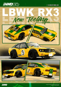 Mazda RX3 Liberty Walk Savanna Inno64 1/64 scale IN64-LBWKRX3-01