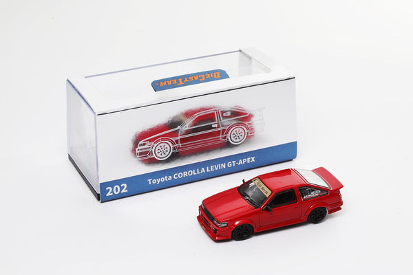 Toyota Corolla Wide-Body AE86 Red (RHD) DCT