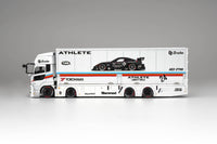 (PRE-ORDER) LB Trucks UD Quon Cargo Truck Athlete White Motorhelix 1/64 M61252