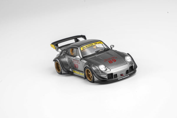 (PRE-ORDER) Porsche RWB 993 Ramintra Acrylic Box Motorhelix 1/64 M62303