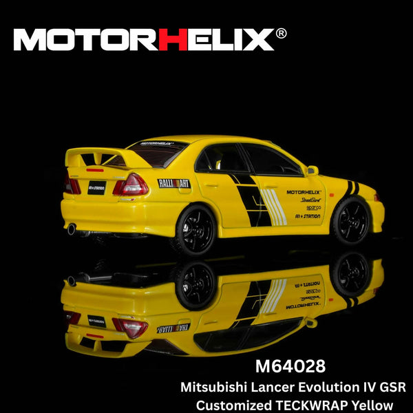 Mitsubishi Evo IV TECKWRAP Yellow M64028 | Hanz Driven M64028