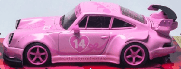 Porsche 911 RWB 930 GT Wing Valentines Day My Model Collect 1/64