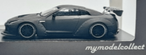 Nissan GTR R35 LB Works 1.5 Matte Black My Model Collect 1/64
